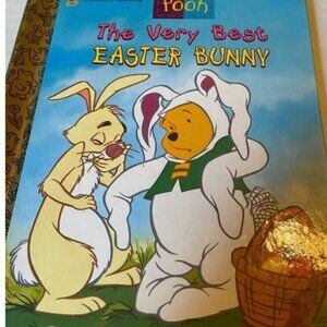Disney Winnie the Pooh Bear The Very Best Easter Bunny Little Golden Book 2000